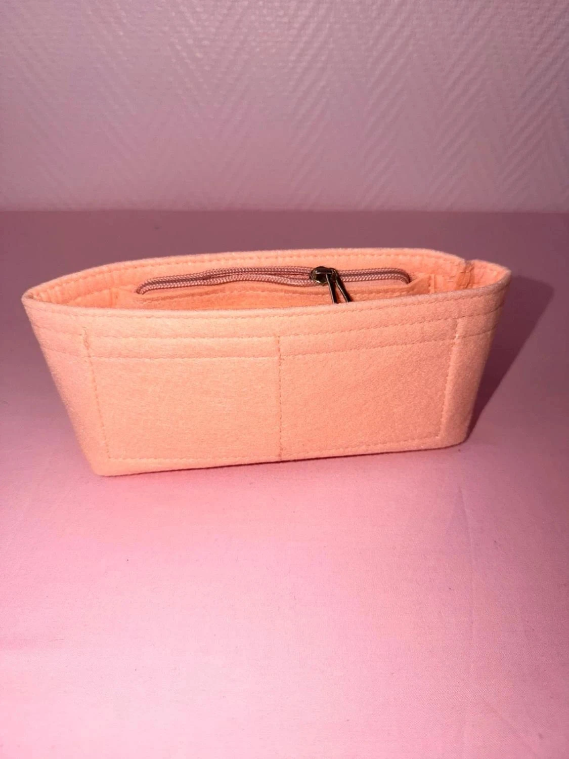 Organisateur organisateur de sac petit en feutrine rose